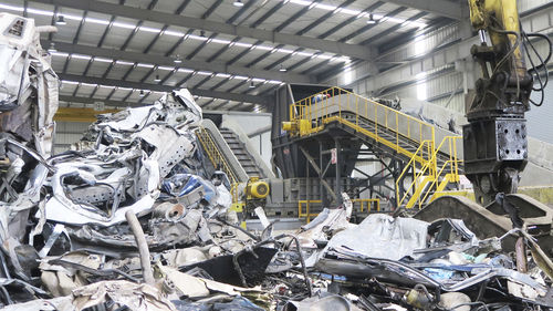 Устройство для переработки для металлов - Genox Recycling Tech (China) Co., Ltd. - для автомобильных деталей / использованные шины / методом измельчения