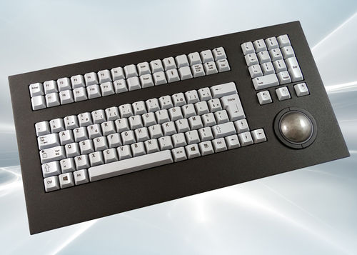 Клавиатура для письменного стола - NX515-65 - NICONIX - с механическими клавишами / 105 клавиш / с трекболом