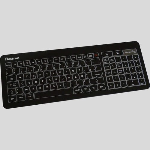 Клавиатура для письменного стола - Bastron® B45 - NICONIX - емкостная / 105 клавиш / с сенсорной панелью