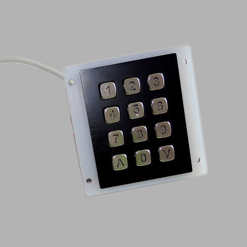 Цифровая клавиатура 12 клавиш - NICONIX - настольная / из нержавеющей стали / USB
