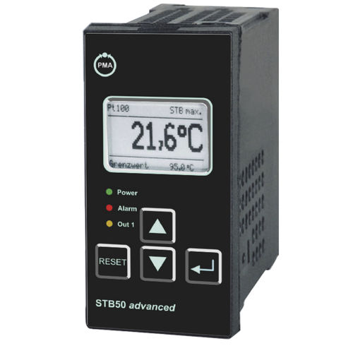 Ограничитель температуры для безопасности - STB 50 - West Control Solutions - с дисплеем LCD / для контроля процесса / крепление на панели