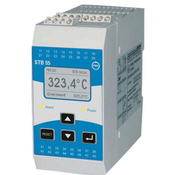 Ограничитель температуры для безопасности - STB 55 - West Control Solutions - с дисплеем LCD / для контроля процесса