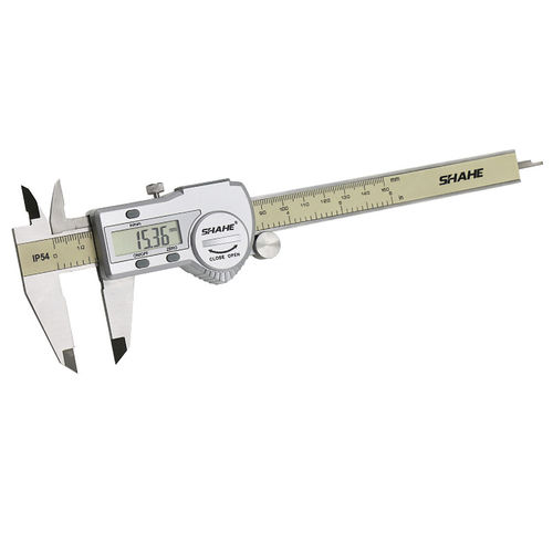 Цифровой штангенциркуль - SHAHE/5000-150 0-150mm 0.01mm ±0.02mm/Digital Caliper IP54 - Wenzhou Sanhe Measuring Instrument Co., Ltd - из нержавеющей стали / с передачей данных