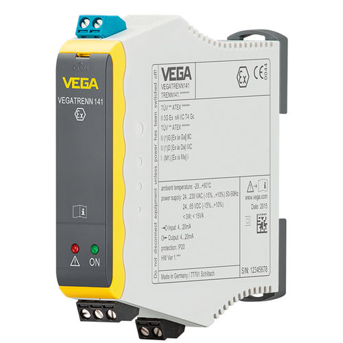 Гальванический изолятор - VEGATRENN 141 - VEGA TECHNIQUE - сигнала / ATEX / 2 канала