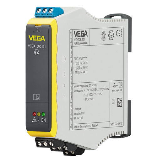 Одноканальный формирователь сигнала - VEGATOR 131 - VEGA TECHNIQUE - на DIN-рейке / для определения уровня