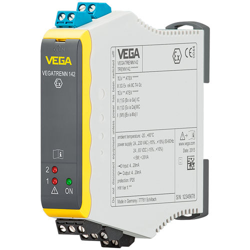Гальванический изолятор - VEGATRENN 142 - VEGA TECHNIQUE - сигнала / ATEX / 2 канала
