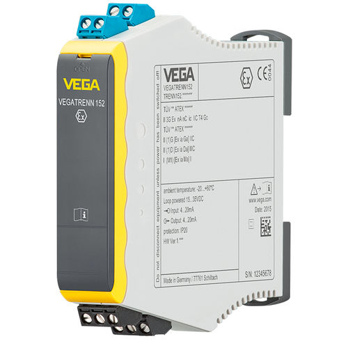 Гальванический изолятор - VEGATRENN 152 - VEGA TECHNIQUE - сигнала / ATEX / 2 канала