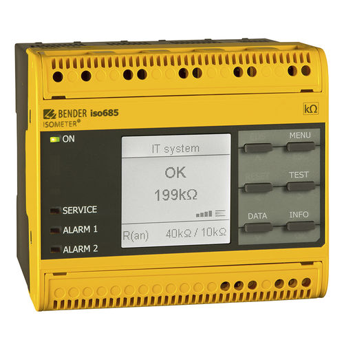 Тестер изоляции для трехфазной системы - ISOMETER® iso685-…-P series - BENDER - для сети AC / AC/DC / DC