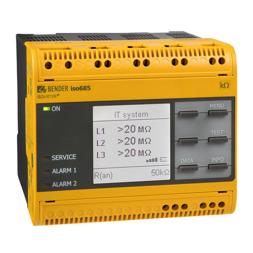 Тестер изоляции для сети AC - ISOMETER® isoNAV685-D-B - BENDER - Modbus