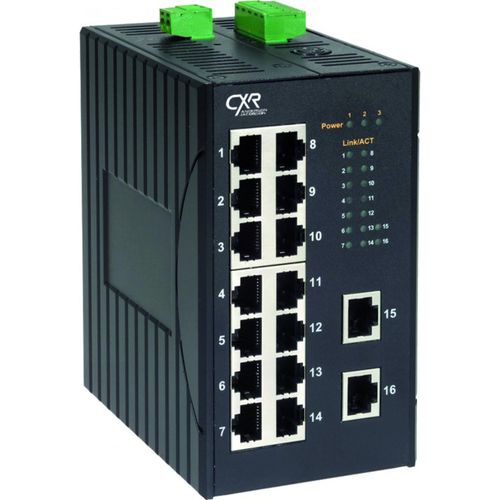 Неуправляемый коммутатор Ethernet - SWD-H-16TX - CXR Networks - 8 портов / 10 портов / 16 портов