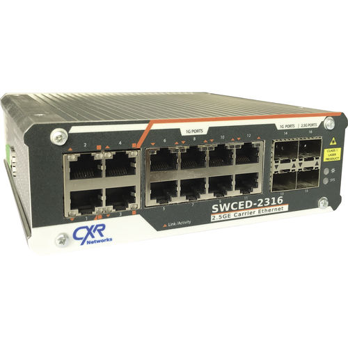Управляемый коммутатор Ethernet - SWCED-2316 - CXR Networks - 16 портов / 10/100BaseT(X) / 4 оптоволоконных порта
