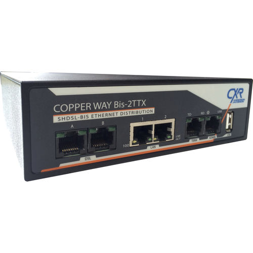 Модем для передачи данных - CopperWAY-Bis-2TTX - CXR Networks - двухточечный / ретранслятор / многоточечный