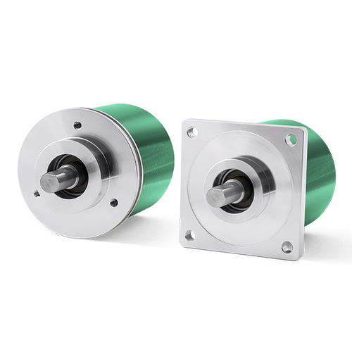 Инкрементальный датчик угла поворота - I65 - Lika Smart encoders & actuators - оптический / со сплошным валом / с квадратным фланцем
