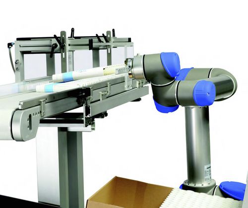 Подающее устройство для труб - COBOT TZC - IWK - с зажимом / роботизированное / для линии упаковки