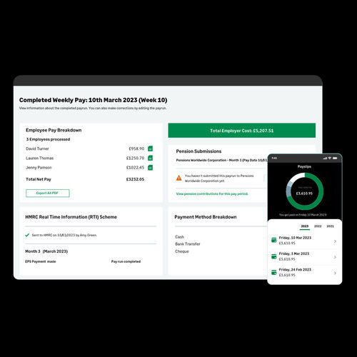 Программное обеспечение бухгалтерского учета - Payroll - Sage bäurer GmbH - для расчета зарплаты / процесса / подключенное