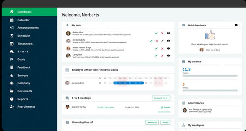 Программное обеспечение для управления - Sage HR - Sage bäurer GmbH - для управления производственным процессом / для управления / для составления отчетности
