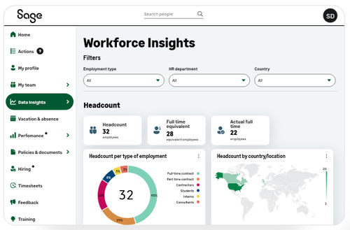 Программное обеспечение для автоматизации процесса - Sage People  - Sage bäurer GmbH - коммуникационное / состава / режим реального времени