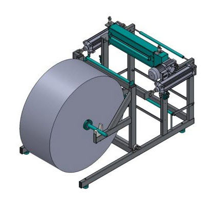 Устройство для разматывания для пленки - CW 1200 - Rohde Maschinenbau GmbH - автоматическое / для термоформовочной линии