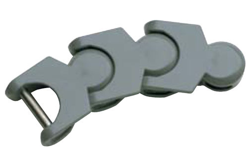 Конвейерная цепь из полиоксиметилена - uni 1700 - uni-chains - с моноблочными звеньями / гибкая
