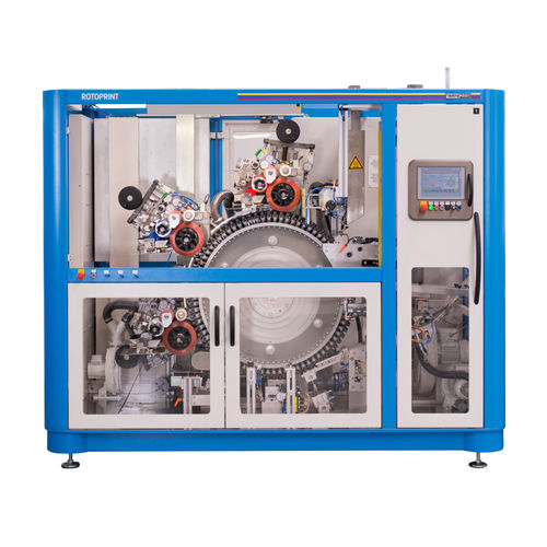 Машина для тампопечати с открытым красочным аппаратом - ROTOPRINT - TAMPOPRINT GmbH - полностью автоматическая / 3-цветная / поворотная
