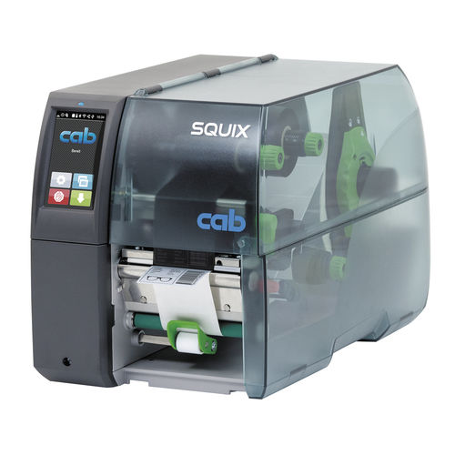 Принтер для этикеток с теплопередачей - SQUIX 4 series - cab Produkttechnik GmbH & Co KG - для письменного стола / быстрый