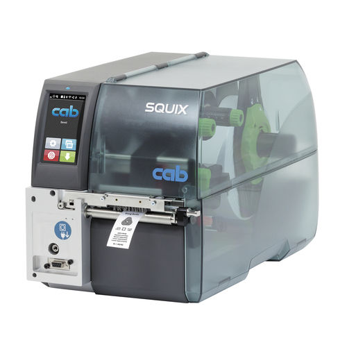 Принтер для этикеток с теплопередачей - SQUIX 4 MT - cab Produkttechnik GmbH & Co KG - прямотермический / быстрый / промышленный