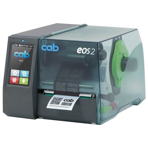 Принтер для этикеток с теплопередачей - EOS series - cab Produkttechnik GmbH & Co KG - прямотермический / для письменного стола