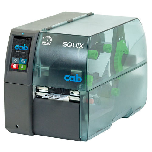 Принтер-аппликатор этикеток для самоклеящейся этикетки - SQUIX UHF RFID - cab Produkttechnik GmbH & Co KG - для RFID / для промышленности