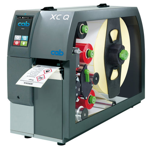 2-цветный принтер для этикеток - XC Q series - cab Produkttechnik GmbH & Co KG - с теплопередачей / для письменного стола