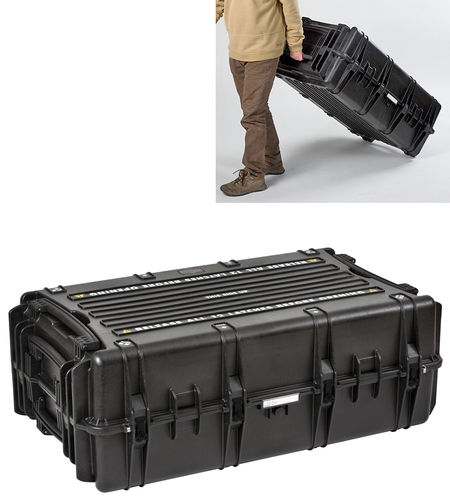 Транспортный чемодан - EX10840 - BAGALU - из пластика / герметичный / с поролоном