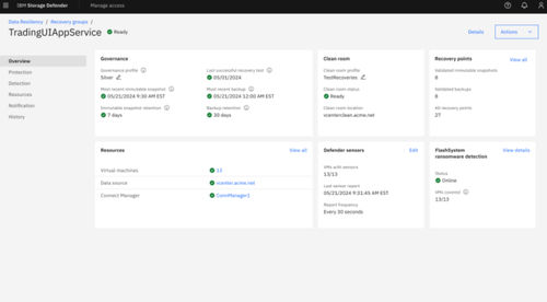 Программное обеспечение для управления - Storage Defender - IBM - хранения / резервной копии / защиты данных