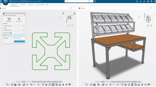 Программное обеспечение для интерфейса - 3D Structure Creator - SOLIDWORKS - для разработки / для структурного моделирования / для управления данными
