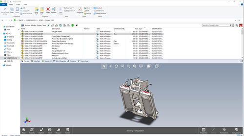 Программное обеспечение качества - PDM - SOLIDWORKS - развития / для управления / CAO