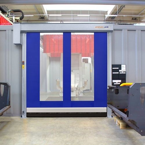 Рулонный ворота - EFA-SRT® MS - EFAFLEX Tor- und Sicherheitssysteme GmbH & Co. KG - ПВХ / для использования в помещениях / для безопасности