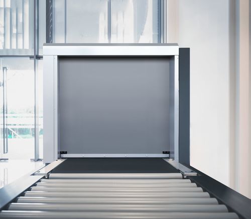 Рулонный ворота - EFA-SRT&reg; MHT Compact - EFAFLEX Tor- und Sicherheitssysteme GmbH & Co. KG - для торговли / для ленточного конвейера / промышленный