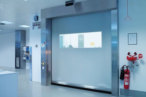 Рулонный ворота - EFA-SRT®-CR - EFAFLEX Tor- und Sicherheitssysteme GmbH & Co. KG - промышленный / для чистого помещения / быстрый