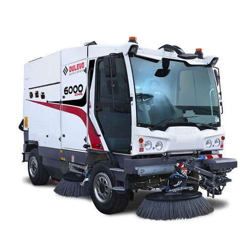 Подметально-всасывающая машина для улиц - Dulevo 6000 CNG - DULEVO INTERNATIONAL - автономная / газовый двигатель / для листьев