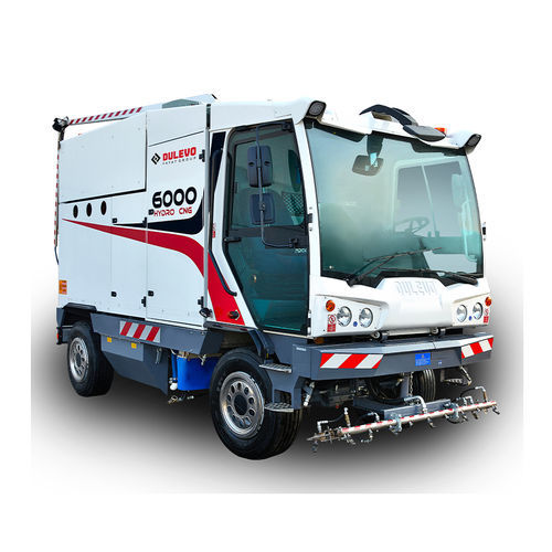 Машина для мытья дорог высокое давление - Dulevo 6000 Hydro CNG - DULEVO INTERNATIONAL - газовый двигатель