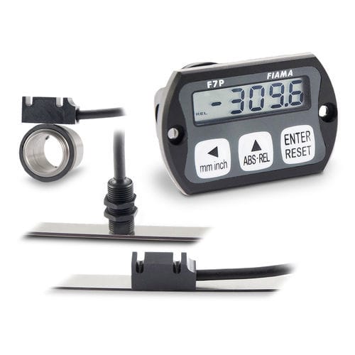 Табло для датчика - F7P - FIAMA - LCD / цифровое / с 7 цифрами