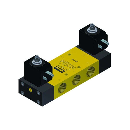 Пневматический распределитель с выдвижным ящиком - Parker Fluid Control Division - Europe - управление от соленоида / с контролируемым приводом / 5/2 канала
