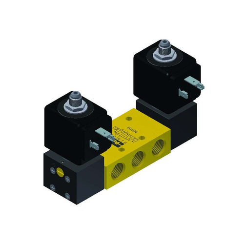 Пневматический распределитель с выдвижным ящиком - Parker Fluid Control Division - Europe - управление от соленоида / с контролируемым приводом / 5/2 канала