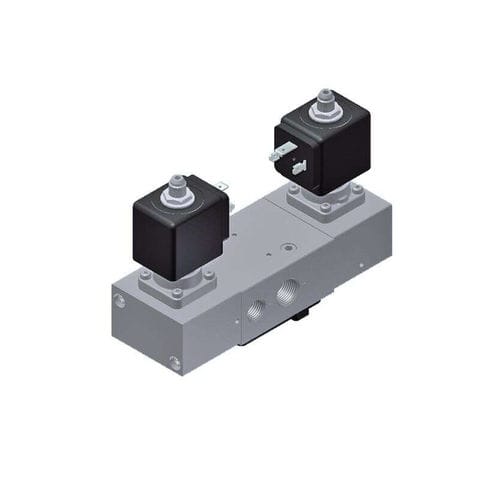 Пневматический распределитель с выдвижным ящиком - Parker Fluid Control Division - Europe - управление от соленоида / с контролируемым приводом / 5 каналов