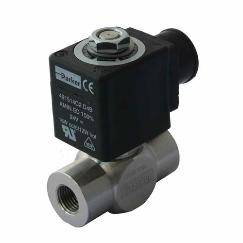 Электромагнитный клапан с прямым приводом - Parker Fluid Control Division - Europe - 2 канала / NO / для газа