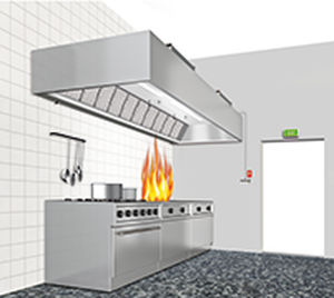 Система пожаротушения для профессиональной кухни - REVEN® PROTECT series - Rentschler REVEN - установка газового пожаротушения