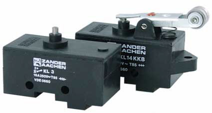 Однополюсный микропереключатель - -20 °C...+125 °C, 16 A | KL series - Zander GmbH & Co. KG, Hermann - ультрапрочный / электромеханический / моментальное срабатывание