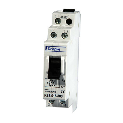 Клавишный переключатель -  16 A | RSS 016-300 - Doepke Schaltgeräte GmbH - однополюсный / IP40 / на DIN-рейке