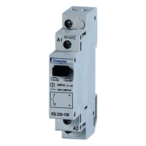 Электромеханическое реле AC - RS 008-100 - Doepke Schaltgeräte GmbH - на DIN-рейке