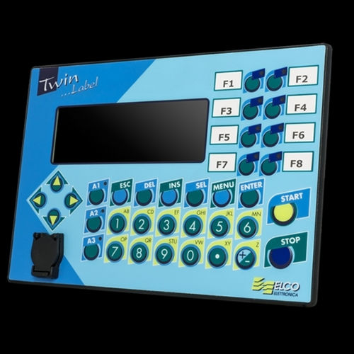 HMI с клавиатурой - TWIN LABEL - ELCO Elettronica di A. Ligabue e C. snc - встраиваемый / USB / RS-232