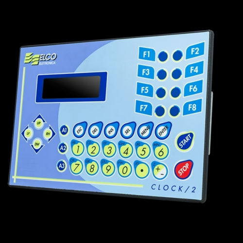 HMI с клавиатурой - CLOCK2 - ELCO Elettronica di A. Ligabue e C. snc - встраиваемый / Modbus / CANopen