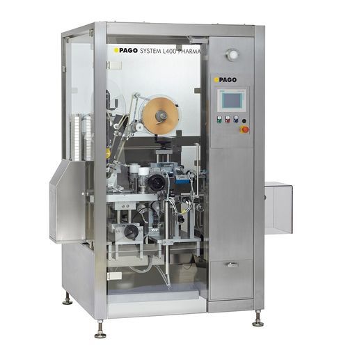 Этикетировочная машина для фармацевтической промышленности - PAGO L400 - Fuji Seal - автоматическая / для самоклеящейся этикетки / линейная